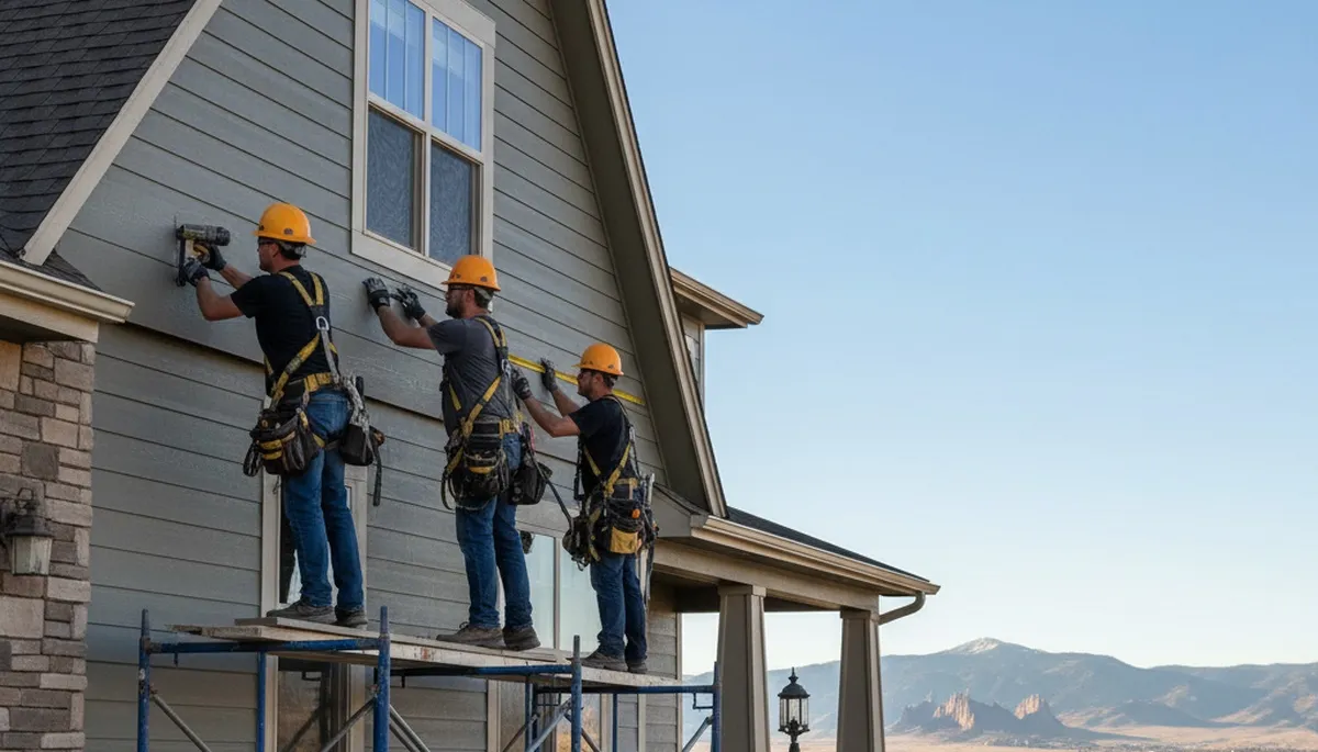 Vinyl siding installation for homes in Colorado Springs, CO by a professional siding contractor
