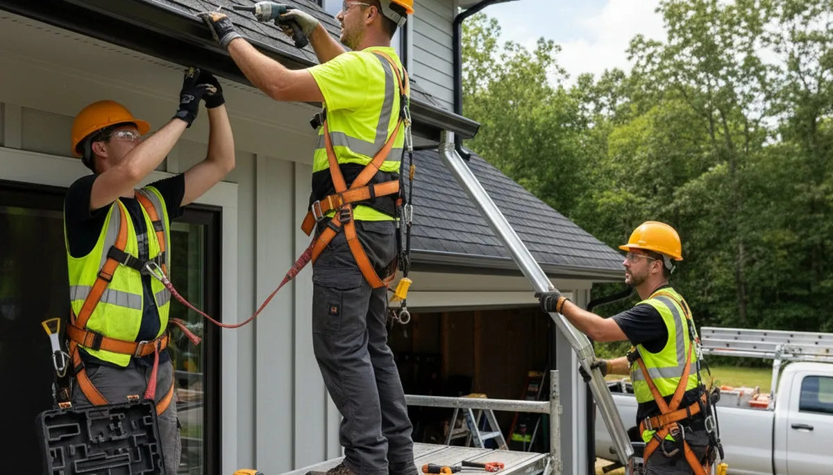 Colorado Springs, CO gutter installation by FX Remodeling & Exteriors on a residential home