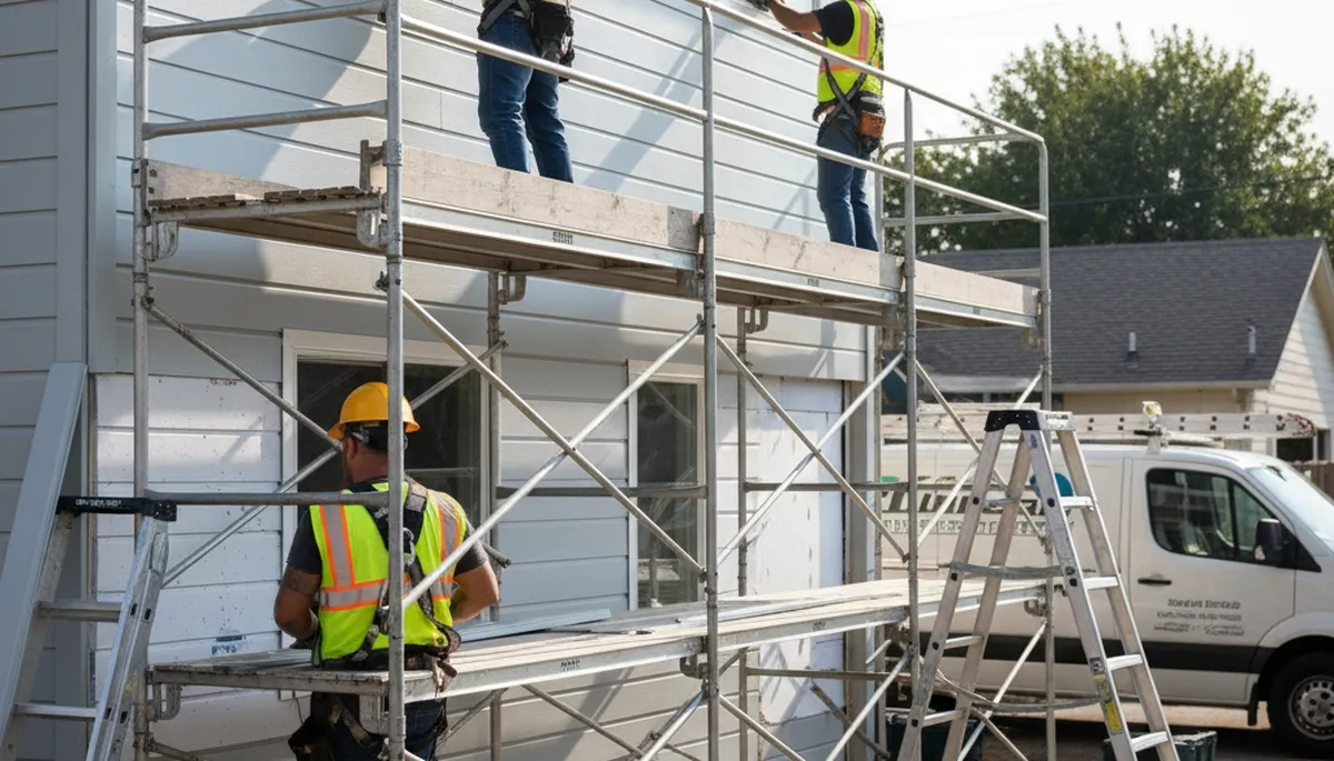 Vinyl siding installation for a Colorado Springs, CO home by FX Remodeling & Exteriors